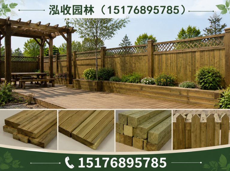 果洛防腐木展示图